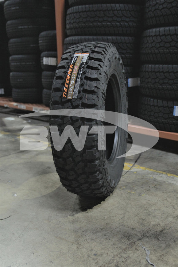 Thunderer Trac Grip M/T Tire LT245/75R17 121/118Q BSW E 2457517 245 75 17