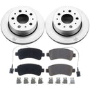 PowerStop Genuine Geomet Coated Rotor and Low-Dust Ceramic Brake Pad Kit