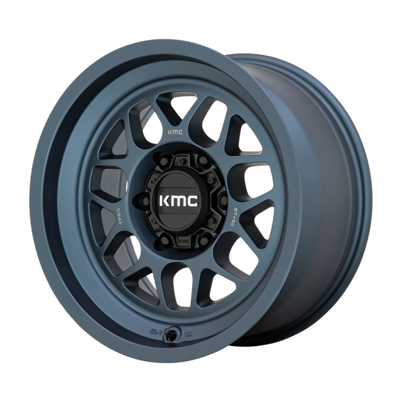 17X8.5 KMC KM725 TERRA Metallic Blue 5X127 ET0 wheel/rim