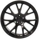 20" Replica Wheel DG15 Fits Dodge Hellcat Rim 20x10 Satin Wheel