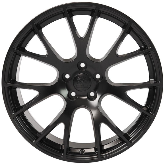 20" Replica Wheel DG15 Fits Dodge Hellcat Rim 20x10 Satin Wheel