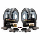 PowerStop Semi-Coated Rotor and Low-Dust Ceramic Brake Pad Kit