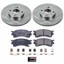 PowerStop OE Stock Replacement Low-Dust Ceramic Brake Pad and Rotor Kit
