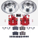 PowerStop Z23 Daily Driver Carbon-Fiber Ceramic Pads Drilled & Slotted Rotor & C