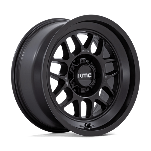 18X8.5 KMC KM725 Terra Satin Black 6X139.7 6X5.5 ET0 Wheel Rim