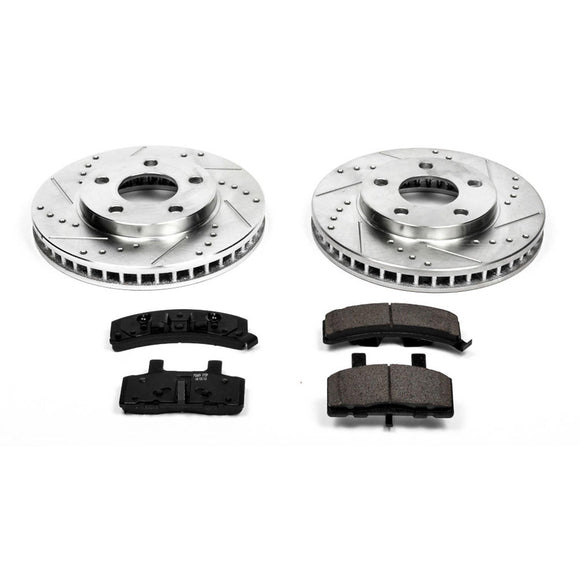 PowerStop Z23 Daily Driver Carbon-Fiber Ceramic Brake Pad and Drilled & Slotted