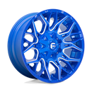 22X10 Fuel D770 TWITCH Anodized Blue Milled 5X139.7/5X150 ET-18 wheel/rim
