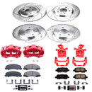 PowerStop Z23 Daily Driver Carbon-Fiber Ceramic Pads Drilled & Slotted Rotor & C