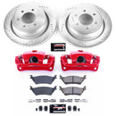 PowerStop Z23 Daily Driver Carbon-Fiber Ceramic Pads Drilled & Slotted Rotor & C