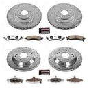 PowerStop Z26 Street Performance Ceramic Brake Pad and Drilled & Slotted Rotor K