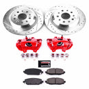 PowerStop Z23 Daily Driver Carbon-Fiber Ceramic Pads Drilled & Slotted Rotor & C