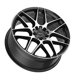 20X8.5 Motiv 435MB Foil Gloss Black Machined Face 5x115/120 ET20 wheel/rim