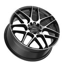 20X8.5 Motiv 435MB Foil Gloss Black Machined Face 5x115/120 ET20 wheel/rim