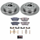 PowerStop OE Stock Replacement Low-Dust Ceramic Brake Pad and Rotor Kit