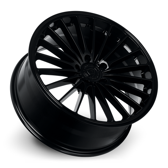 20x8.5 Dolce Performance GHOST Gloss Black Wheel 5x120 ET28 CB72.56