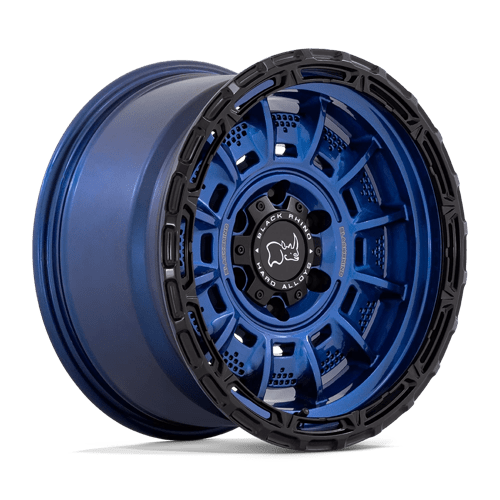 20x10 Black Rhino Legion Cobalt Blue Black Lip 8x180 ET-18.00 Wheel