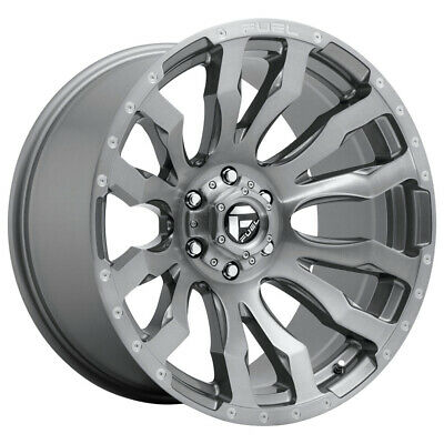 20x9 Fuel Off-Road D693 Blitz Brushed Gunmetal Tinted Clear 6x135 ET20 Wheel