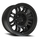 17x9.5 Vision 409 Inferno Satin Black 6x5.5 (6x139.7) ET-18 wheel/rim