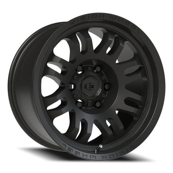 17x9.5 Vision 409 Inferno Satin Black 6x5.5 (6x139.7) ET-18 wheel/rim