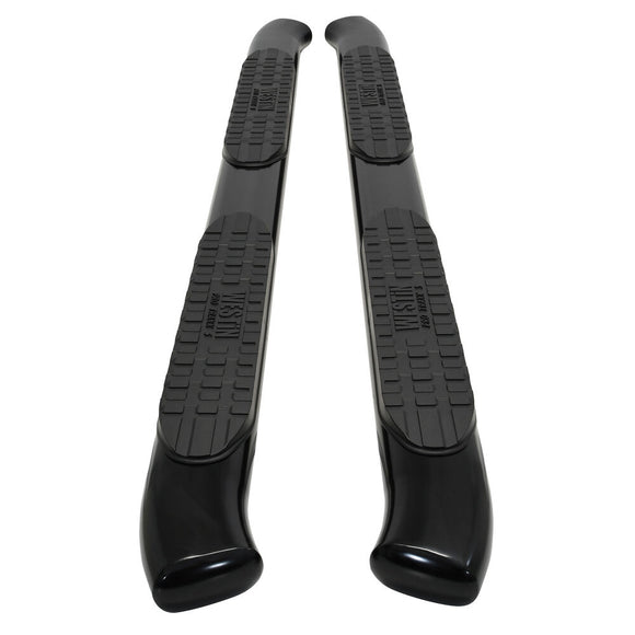 Westin PRO TRAXX 5 Oval Nerf Step Bars Powder Coated Black Steel 21-54145