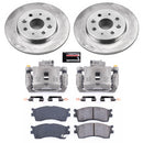 PowerStop OE Stock Replacement Low-Dust Ceramic Brake Pad, Rotor and Caliper Kit
