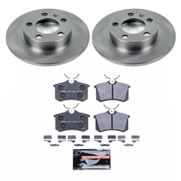 PowerStop Track Day Spec High-Performance Brake Pad and Rotor Kit