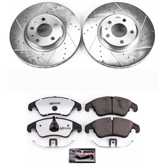 PowerStop Z26 Street Performance Ceramic Brake Pad and Drilled & Slotted Rotor K