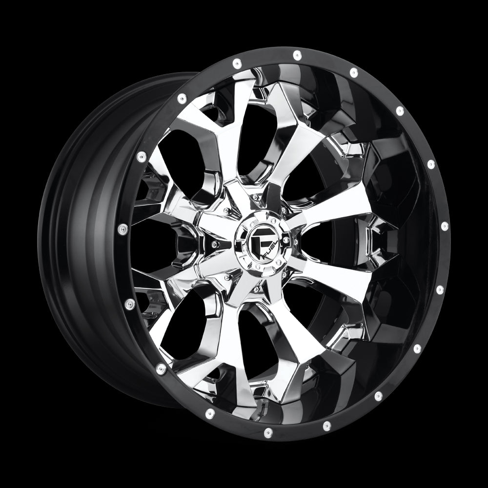 20X10 Fuel D246 Assault Chrome/GBL 6X135/6X139.7 ET-18 wheel/rim