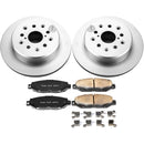 PowerStop Genuine Geomet Coated Rotor and Low-Dust Ceramic Brake Pad Kit