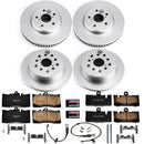 PowerStop Genuine Geomet Coated Rotor and Low-Dust Ceramic Brake Pad Kit