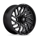 20x9 Fuel Off-Road D807 Hurricane Black 6x139.7 ET20 CB106.1 Wheel Rim