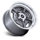 18X9 American Racing Vintage VN517 Marauder Anthracite 5x127 ET0 Wheel Rim