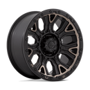 20x9 Fuel Off-Road D824 Traction Matte Black Double Dark Tint 6x135 ET1 Wheel