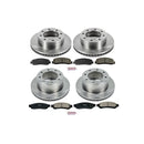 PowerStop OE Stock Replacement Low-Dust Ceramic Brake Pad and Rotor Kit