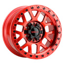 17x9 WELD Off-Road Cinch Beadlock Red 6x135 6x139.7 ET-12 CB106.1 Wheel Rim-1