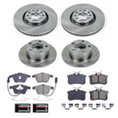 PowerStop OE Stock Replacement Low-Dust Ceramic Brake Pad and Rotor Kit
