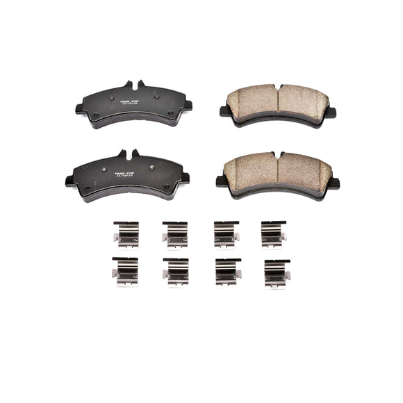 PowerStop Z17 Evolution Ceramic Brake Pads With Hardware
