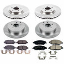 PowerStop OE Stock Replacement Low-Dust Ceramic Brake Pad and Rotor Kit