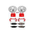 PowerStop Z23 Daily Driver Carbon-Fiber Ceramic Pads Drilled & Slotted Rotor & C
