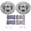 PowerStop OE Stock Replacement Low-Dust Ceramic Brake Pad and Rotor Kit