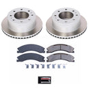 PowerStop Semi-Coated Rotor and Low-Dust Ceramic Brake Pad Kit