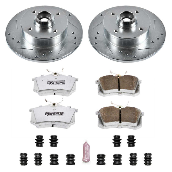 PowerStop Z26 Street Performance Ceramic Brake Pad and Drilled & Slotted Rotor K