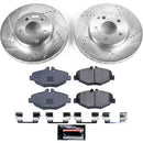 PowerStop Z23 Daily Driver Carbon-Fiber Ceramic Brake Pad and Drilled & Slotted