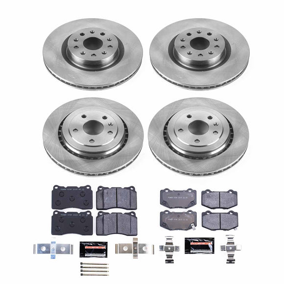 PowerStop Track Day High-Performance Brake Pad and Rotor Kit
