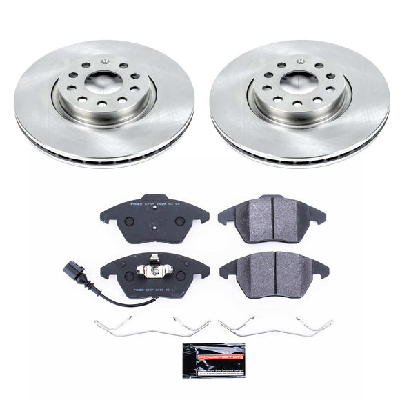 PowerStop Track Day Spec High-Performance Brake Pad and Rotor Kit