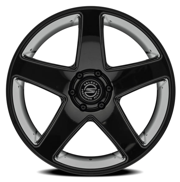 22x10 Select Precision Alloys Spectrum Black 6x139.7 ET19 Wheel