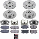 PowerStop OE Stock Replacement Low-Dust Ceramic Brake Pad, Rotor and Caliper Kit