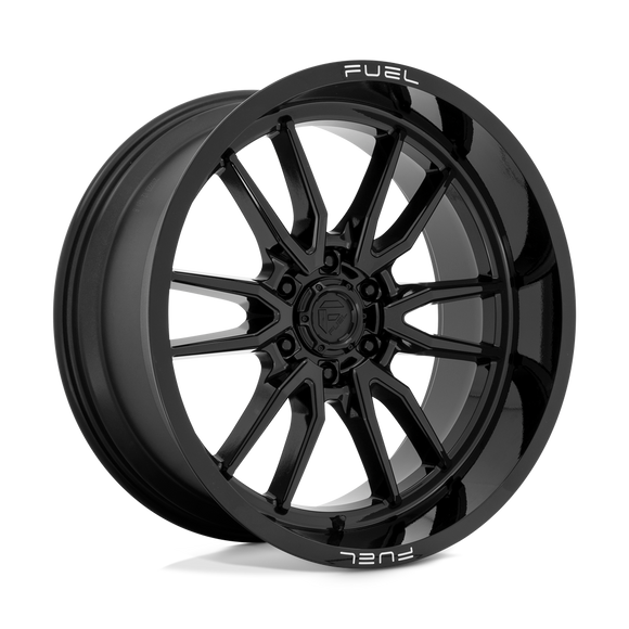 22x10 Fuel Off-Road D760 Clash Gloss Black 6x139.7 ET-18 CB106.1 Wheel Rim
