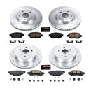 PowerStop Z23 Daily Driver Carbon-Fiber Ceramic Brake Pad and Drilled & Slotted
