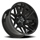 20X10 Vision 305 Rekluse Gloss Black Wheel 5x139.7 5x5.5 ET-25 CB108